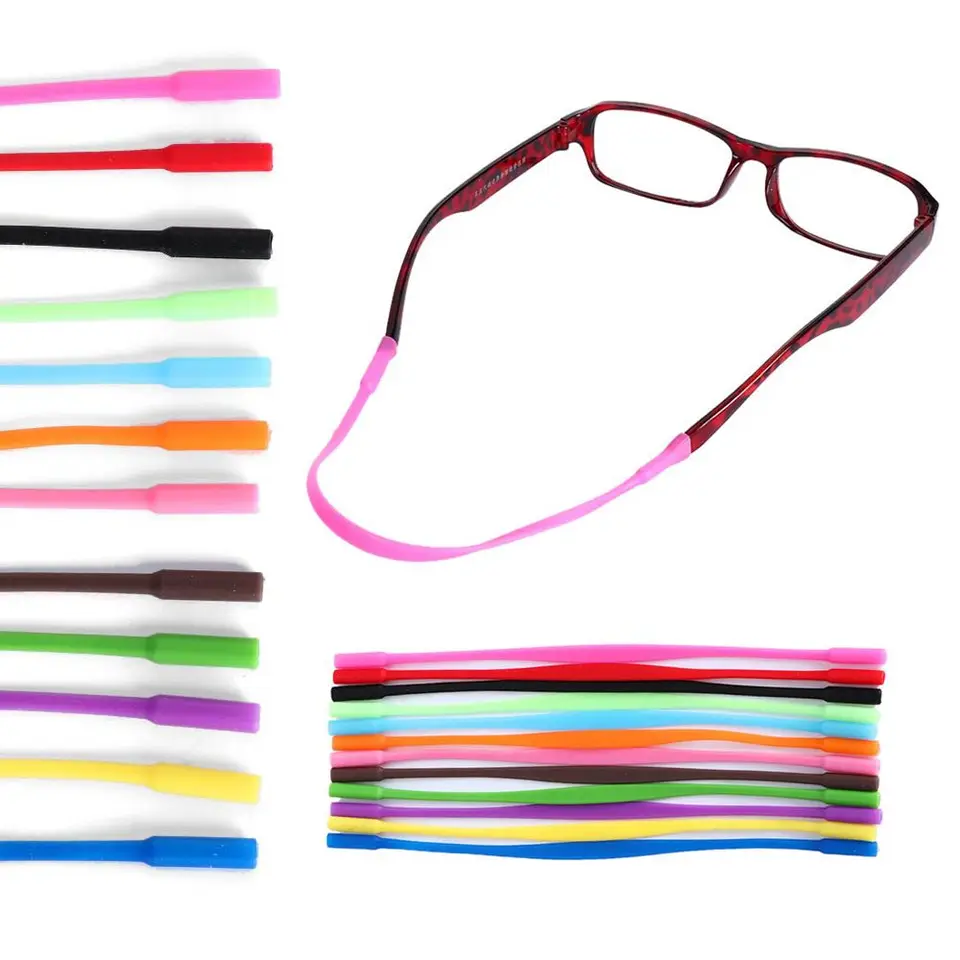 2 ks Lanyards Holder Band Sports Cord Silikone Eye -Glasses popruhy reťaz proti sklu