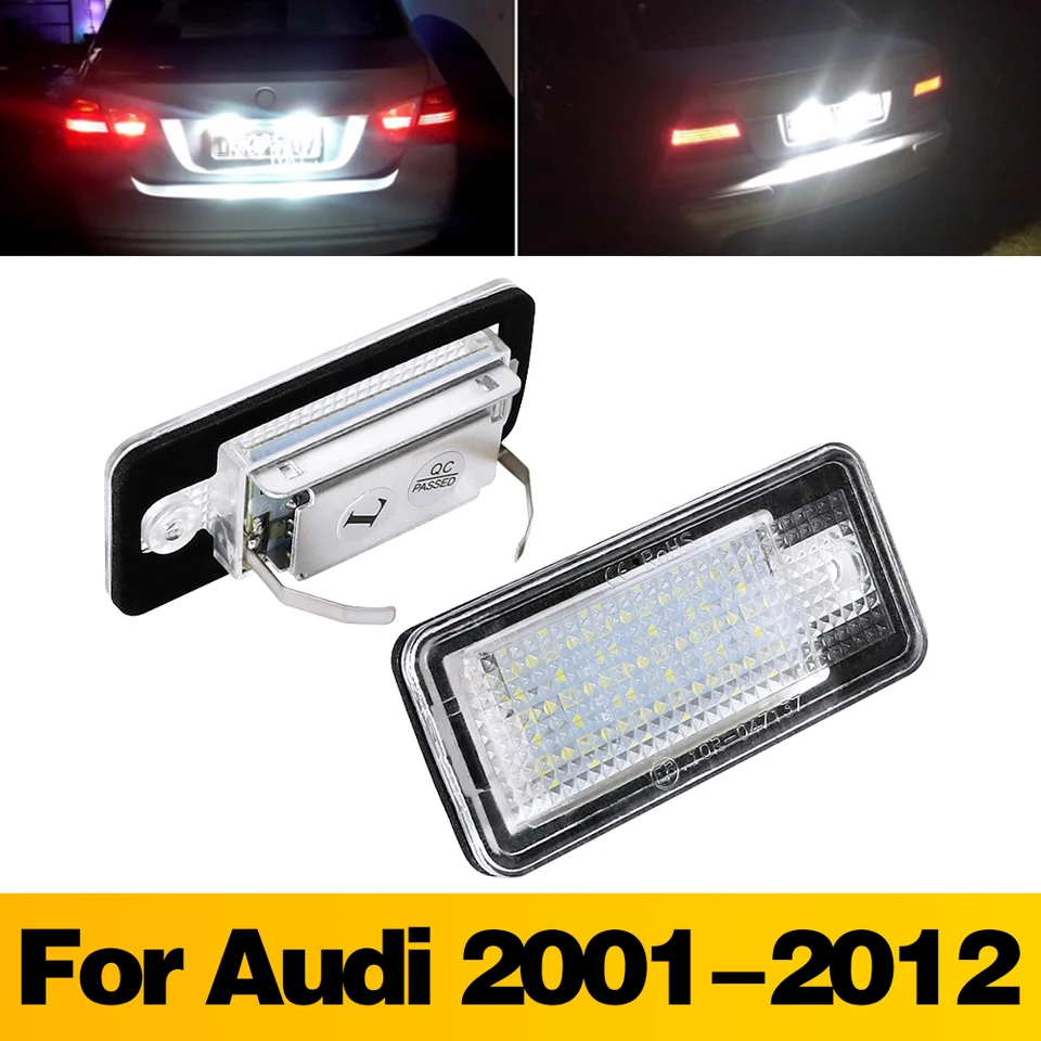 2 ks LED auto LIV LISTSKÉ SVETLI 12V LAMP Automatické príslušenstvo pre Audi A3 S3 Cabriolet A4 S4 B6 B7 A6 C6 S6 A8 S8 Q7 2001-2012
