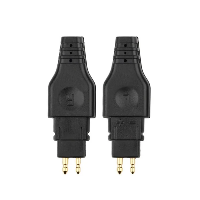 2 ks Mini slúchadlá kábel PIN Audio slúchadlá konektor konektora pre Sennheiser HD650 HD600 HD580 HD25 čierna