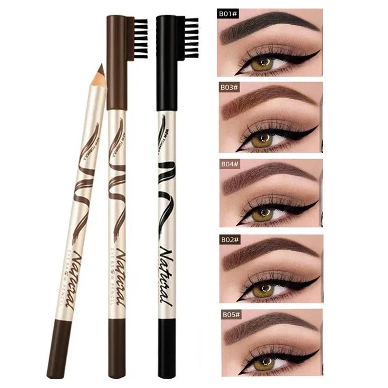 2 ks nepremokavé obočie ceruzka 5 farby obočia pero pre ženy Kozmetické kozmetické obočie Cencil Cosmetics Tool