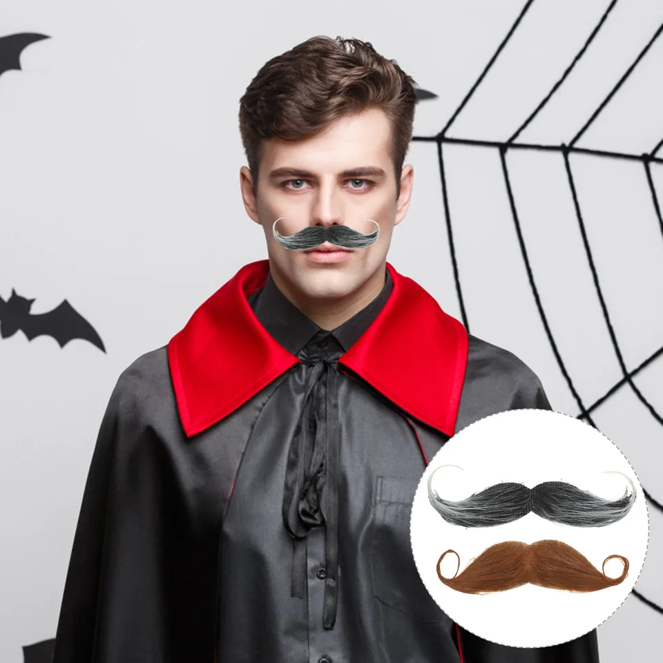 2 ks nálepka Halloween brady Party fúzy látky divadelný falošný kostým