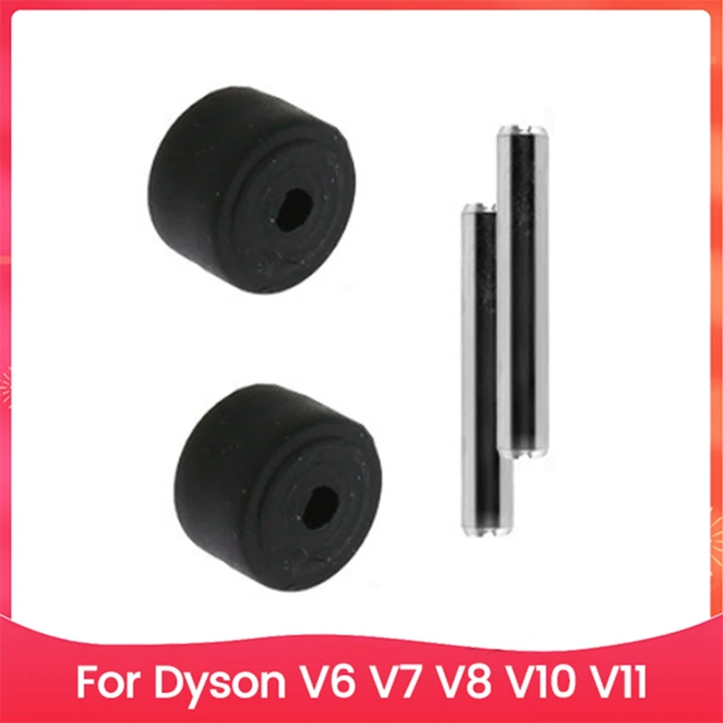 2 ks nápravy a valčeky hlavy Little Sheaft Kolesá výmena za dyson V6 V7 V8 V10 V11 Vávac