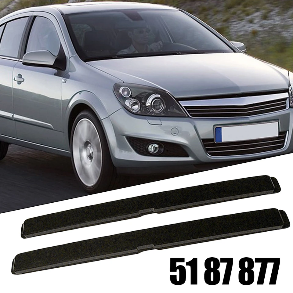 2 ks plastový kryt strešného vozidla pre Opel Astra H Vauxhall 51 87 877, 51 87 878
