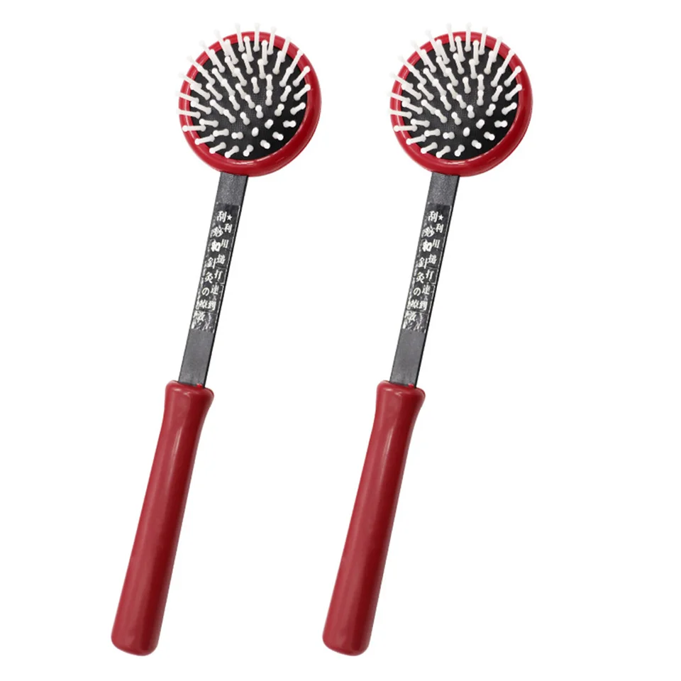 2 ks rukoväť Masser Massager Hammer Hammer Massager pre krk červené