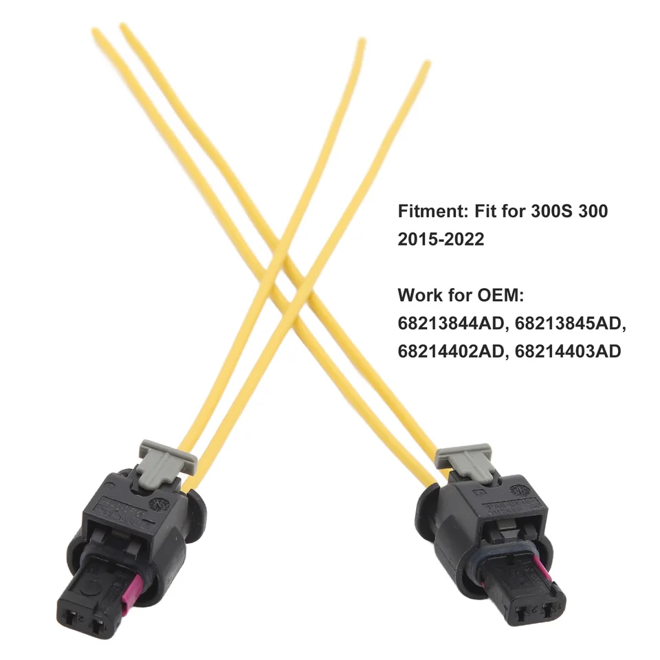 2 ks Sign Sign Light Tail Fiber Fiber Drôt 68214402AD Výmena za roky 2015 až 2022 30/300s