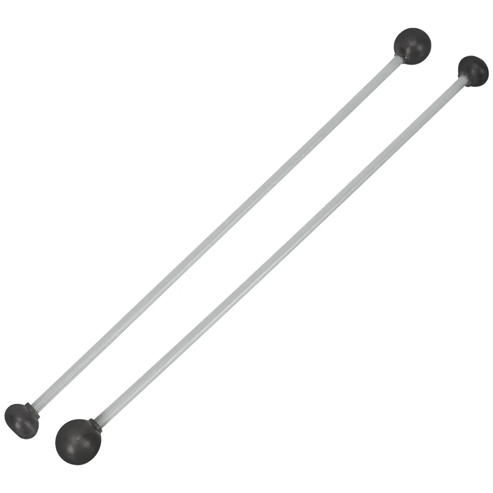 2 ks Snare Drum Double Marimba Mallet Instruments Musical Sticks Hammer Black Rubber Student Použitie