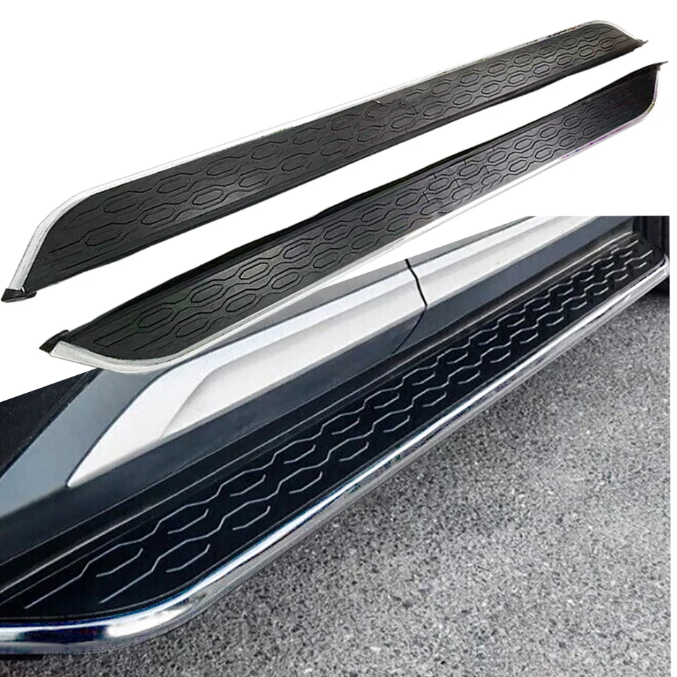 2 ks vhodné pre Discovery 5 L462 2017-2024 Running Board Side Step Nerf Bar Hliník (s zátvorkami)