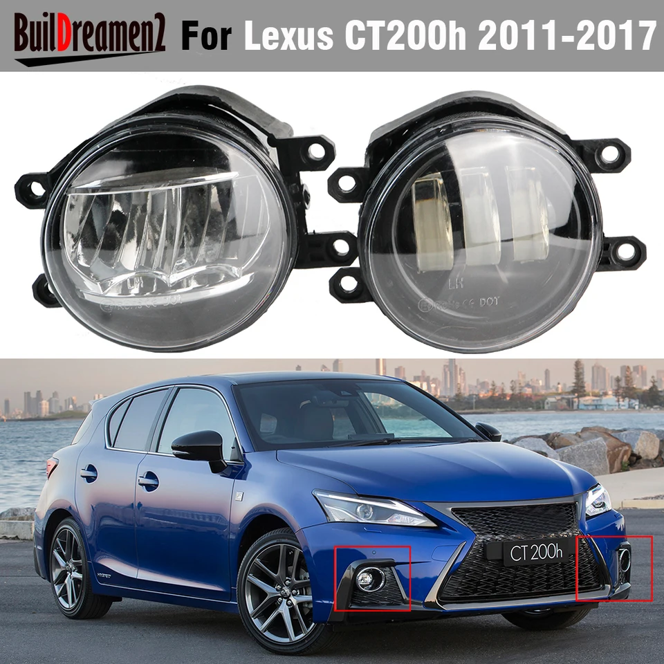 2 kusy auto doprava + ľavé hmlové svetlo vstavané 3030 LED korálky H11 pre Lexus CT200H 2012 2012 2013 2014 2015 2016 2016 2017