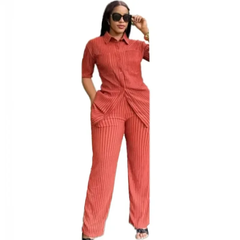 2 kusy Dámske súpravy 2025 Summer Spring Suit Tops Tops and Pants vyhovujú dvojdielnym nastaveným oblečením