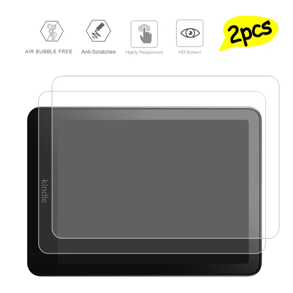 2 kusy HD Scratch Proof Templered Glass Screen Chránič pre Amazon Kindle Paperwhite Signature Edition 2024 Tablet Hard Film