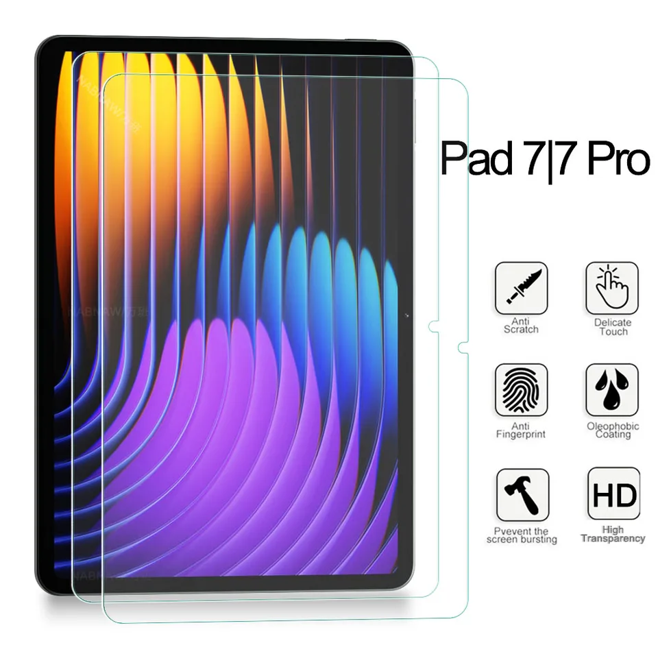 2 kusy tvrdý škrabanec Proof Film HD temperovaný sklenený chránič obrazovky pre Xiaomi Pad 7 Číry ochranný kryt pre Xiaomi Pad 7 PRO