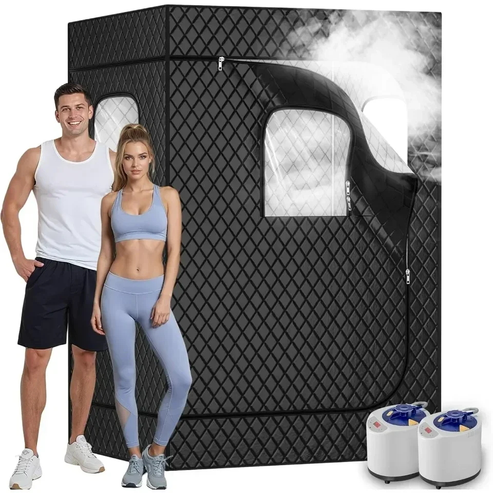 2 osoby prenosná parná sauna, celotelová sauna s 2 skladateľnými stoličkami, 9 úrovní sauny s diaľkovým ovládaním, sauny