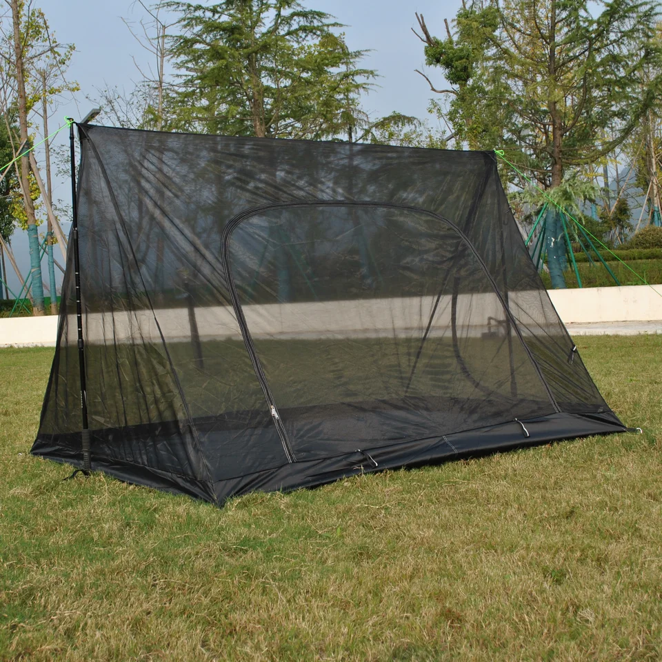 2 osoby so sieťou, ultralight Screen House s 3 000 vodotesnou vani podlahou na kempingové turistické batohovanie cestovná terasa