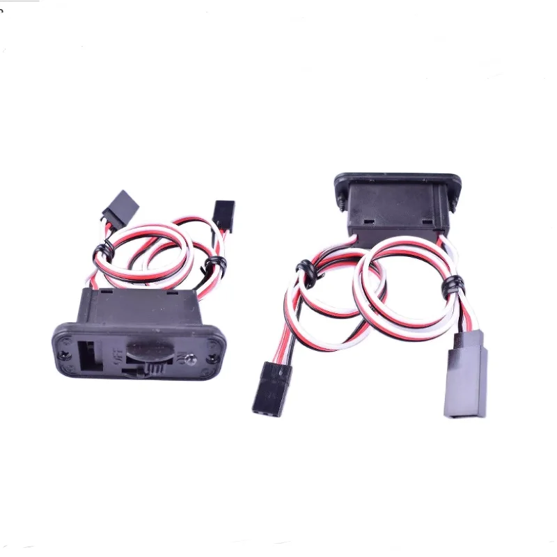 2 Pack Futaba/Jr Style High Duty On/Off Switch W/Nabíjanie s jasným prepínačom RC LED RC