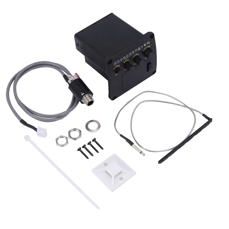 2 Pickup Pickup EQ AEQ-2T Equitor Akustic Guitar Guitar Washher Skrutky nastavené pre gitaru