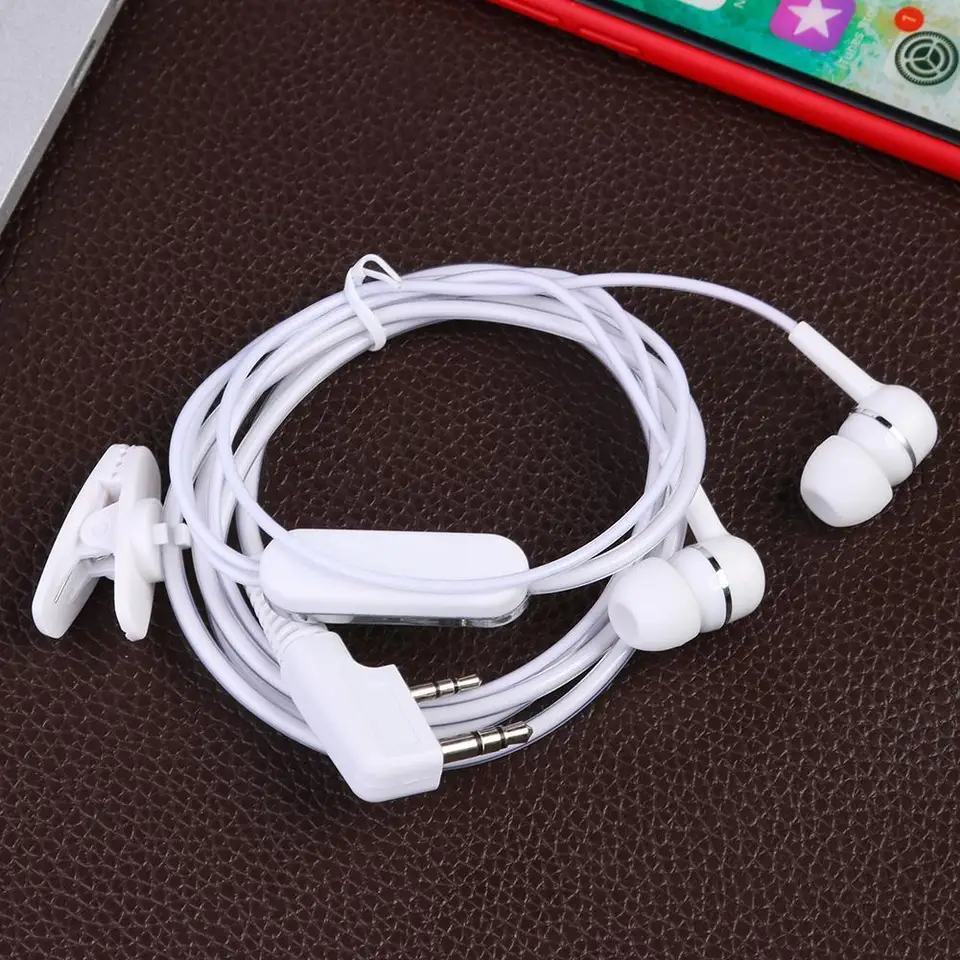 2 pin vzduchová slúchadlá slúchadla pre Walkie Talkie Dual slúchadlá na slúchadlá prenosné pre prenosné pre Baofeng Kenwood