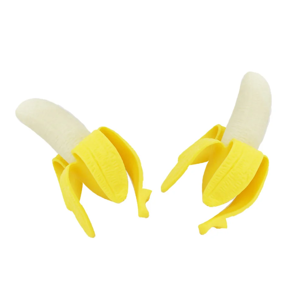 2 počítače Banana Squeeze Toy Kids Detské stresové hračky Venok hračky Funny dekompresia elastická pomalé odolnosť Plaything dieťa Pohodlne