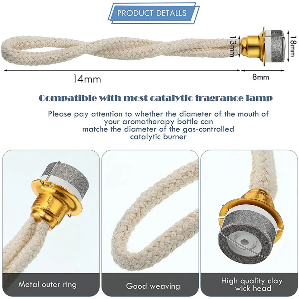 2 počítače olejová lampa Knol vôňa Olej Olejová lampa Knol nahradenie ovládacieho prvku vzduchu Catalytic Burner Lamp pre katalytický horák
