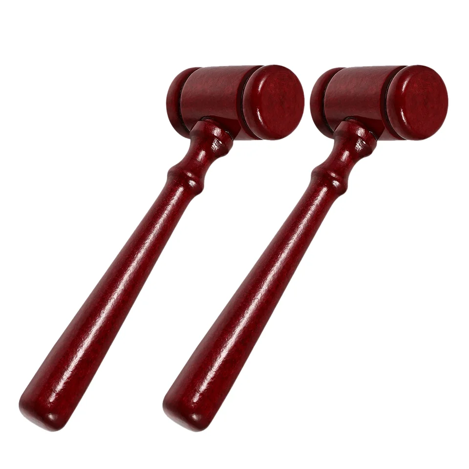 2 počítače sudca Hammer Cavel Ornament Auktion Predaj drevené drevo