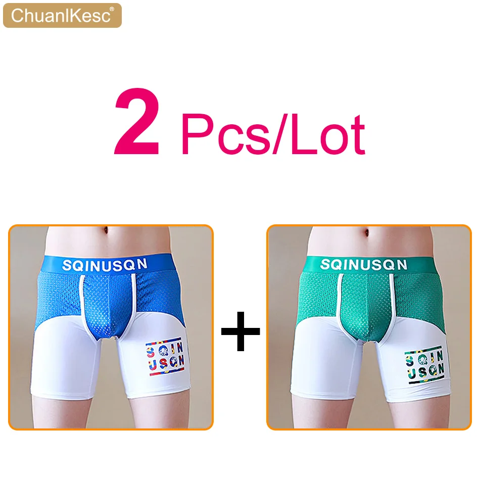 2 počítače/veľa mužov s dlhými nohavicami s dlhými nohavicami Summer Cool Cool Underwear Sports Beach plávajúce kraťasy módy sexy 2024 nové