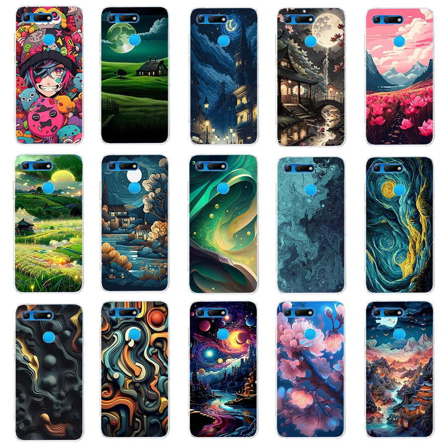 2 Pre Honor View 20/View 10/Nova 9 SE/Nova 9/6A Pro Case TPU Soft Silicon Protectve Phell Cover Casing