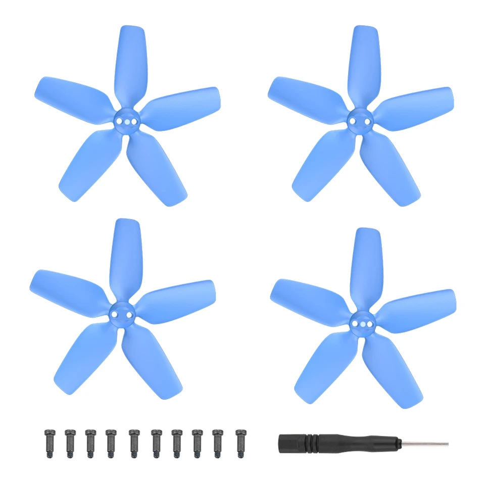 2 páry dron vrtuľové rekvizity redukcia hluku Originálne vrtuľové krídla ventilátory dronov doplnky vrtule krídla čepeľ pre dji avata
