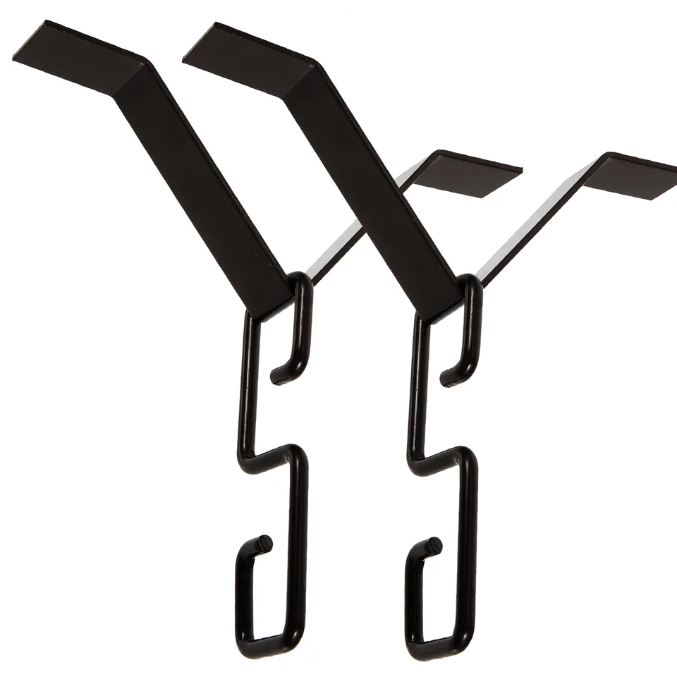 2 Set Rain Chain Hook Gutter Adaptér Inštalácia dekoratívnych šálok vonkajšia výmena za reťaze železný kovový podnos