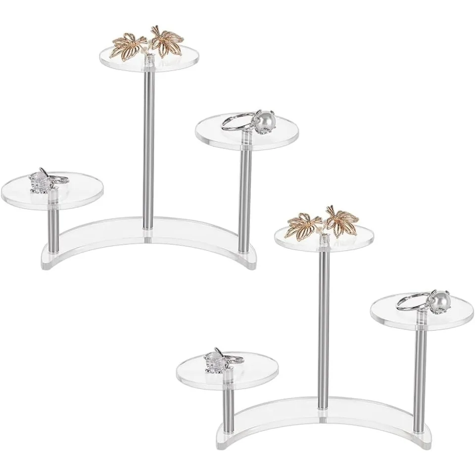 2 Set Round Acryl Display Stop