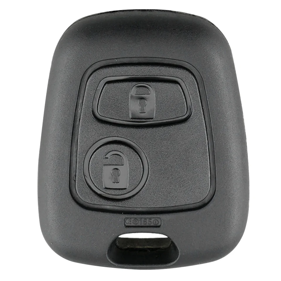 2 Tlačidlo Výmena diaľkového ovládača Plant Kľúč na tlačidlo FOB Klávesové skrinky pre Citroen C1 C4 pre Peugeot 107 307 407 206 306 406