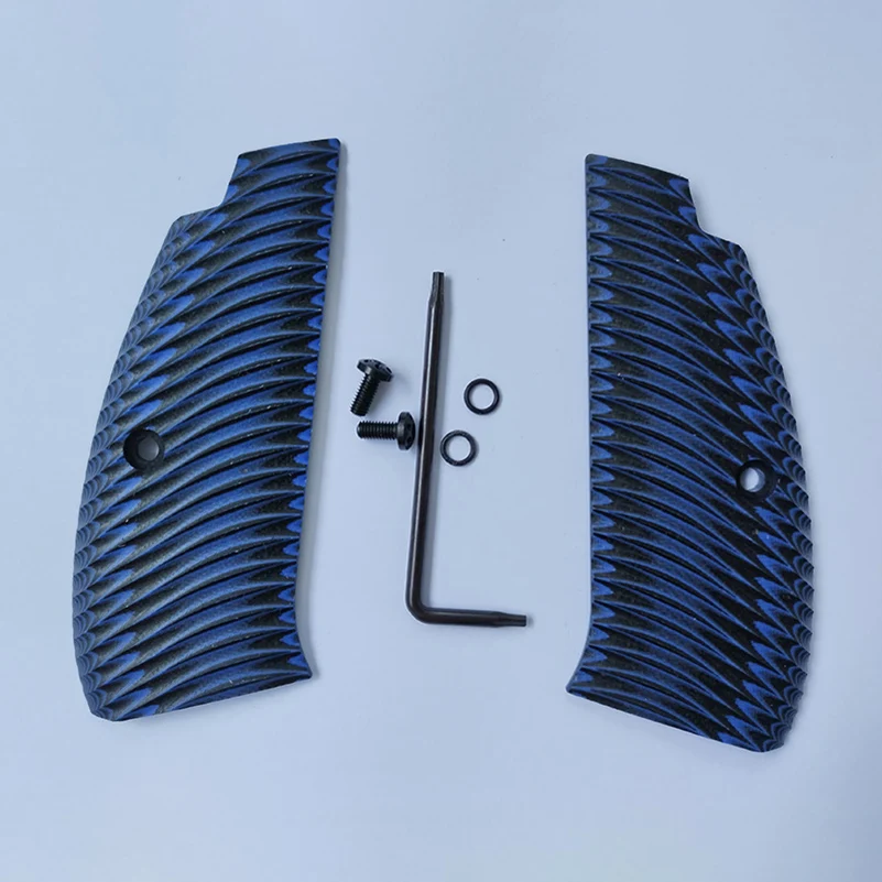 2 typy CNC opracované so skrutkami Key CZ75 G10 Rukoväte pre rukoväte pre CZ 75 v plnej veľkosti SP-01 Series Shadow 2 75B BD DIY Výroby