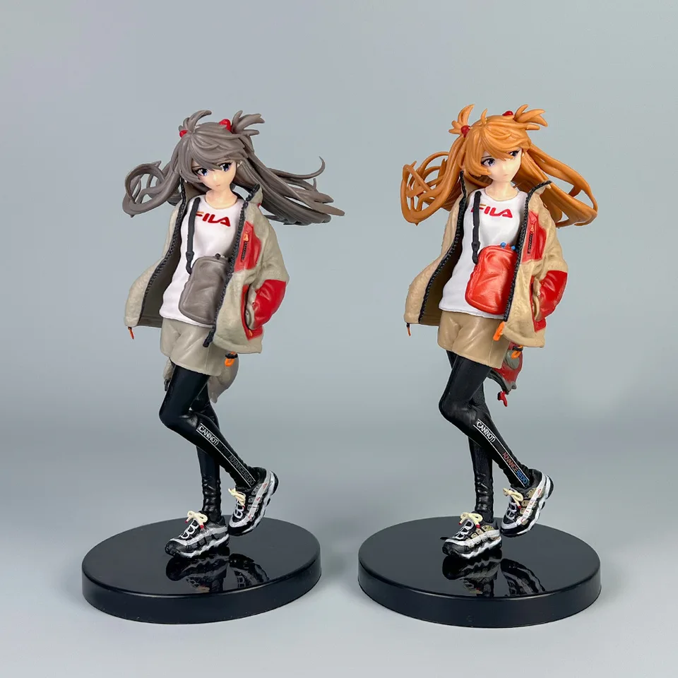2 typy shikinami asuka anime figur figure evangelion eva akčná figúrka Ayanami rei figurín PVC Collectible Model Hračky pre bábiky