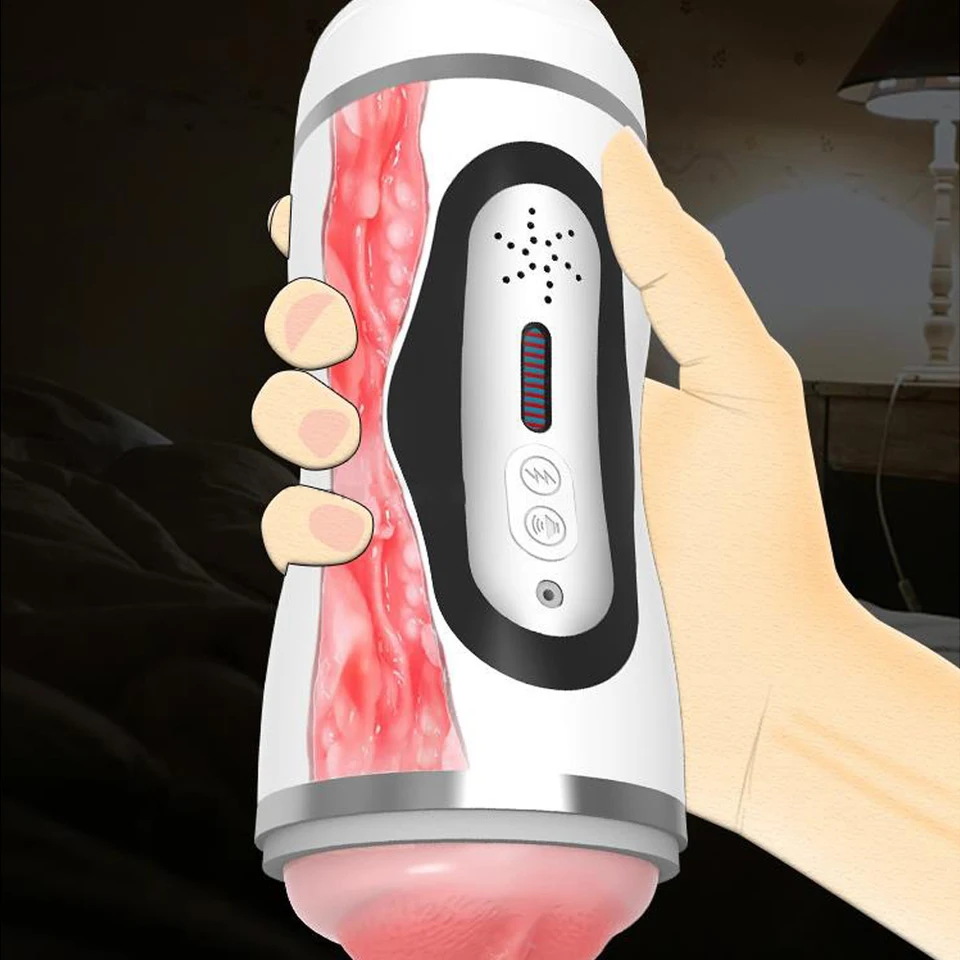 2 v 1 Automatický mužský masturbátor mačičky Pussy fajčenie Perorálne vagina kúrenie masturbácia pohárik poháriky poháriky pre mužov pre dospelých