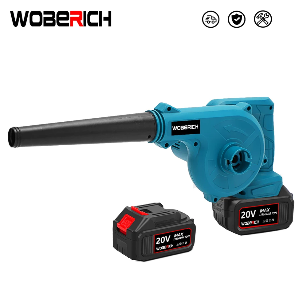 2 v 1 bezdrôtový elektrický vzduchový dúchadlo bez listu bez dúchadlo