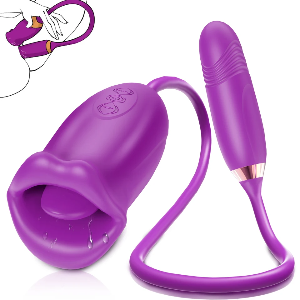 2 v 1 bittingový stimulátor klitorisu pre ženy fajčenie perorálne vibrátor bradavky vagina vibrátor Žena masturbácia sexuálne hračky Ženy