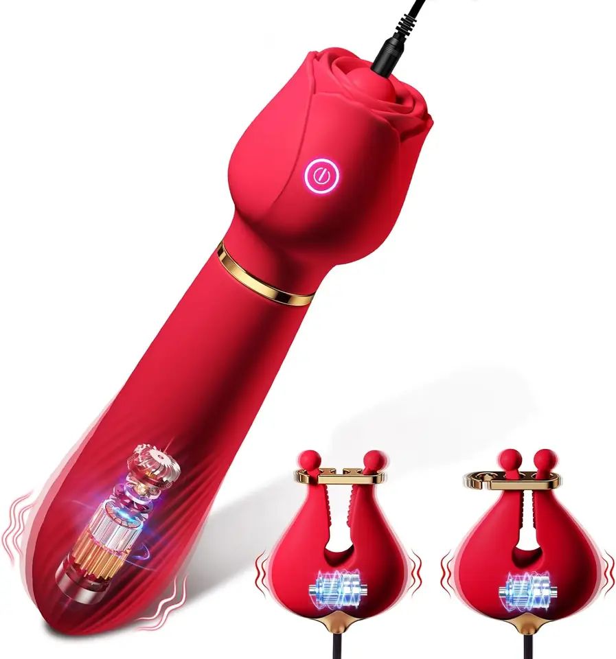 2 v 1 bradavke vibrátor klitorisu pre ženy stimulátor bradavky Stimulátor g Spot Masáž dildo sexuálne hračky pre páry pre dospelých potešenie