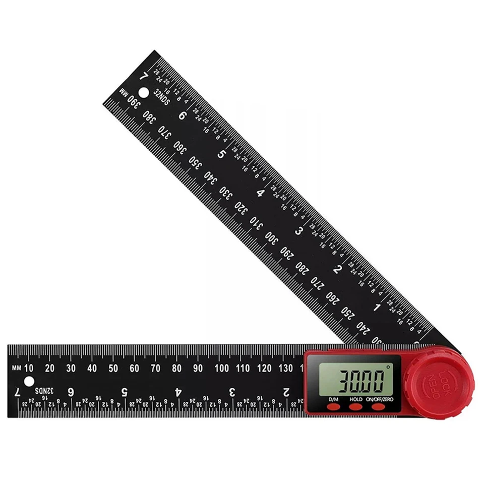 2-v-1 digitálny uhlový merač inklinometru Digitálny uhlový pravítko Elektronický goniometer uhlového uhla Nástroj
