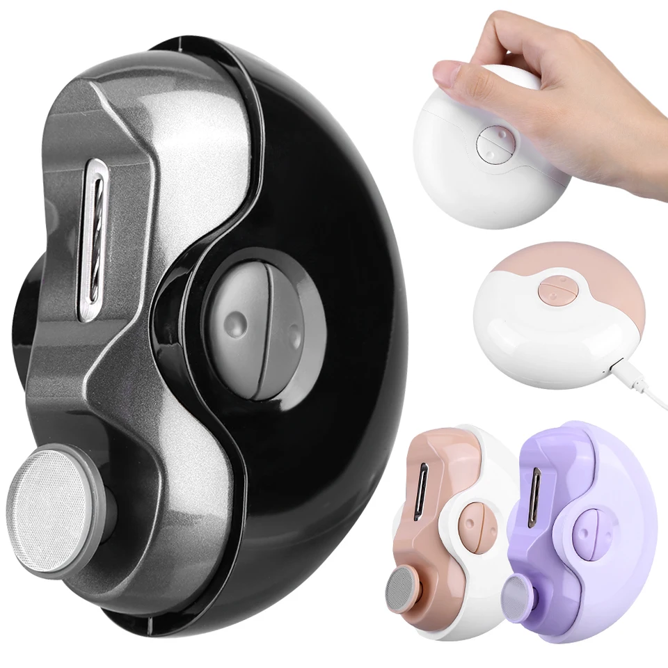 2 v 1 Elektrický strih na nechty Automatické strihanie nechtov Ergonomický elektrický brezdík na nechty s úložiskom na kúsky nechtov pre deti dospelých