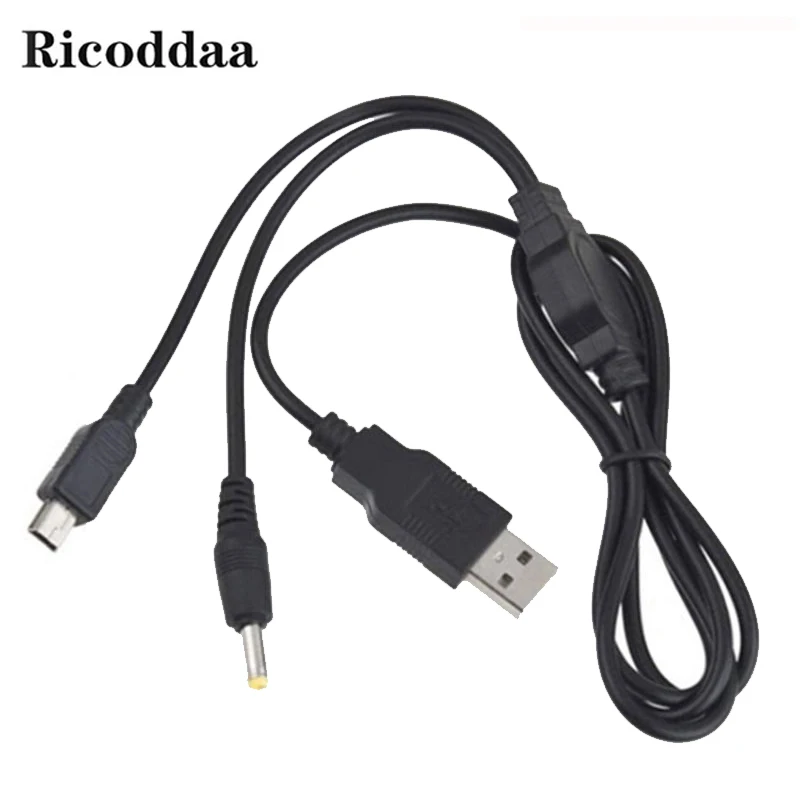 2 v 1 USB nabíjačka pre nabíjačku pre PSP 1000 2000 3000 nabíjanie Dáta prenosu Powe kábel pre Sony PSP 2000