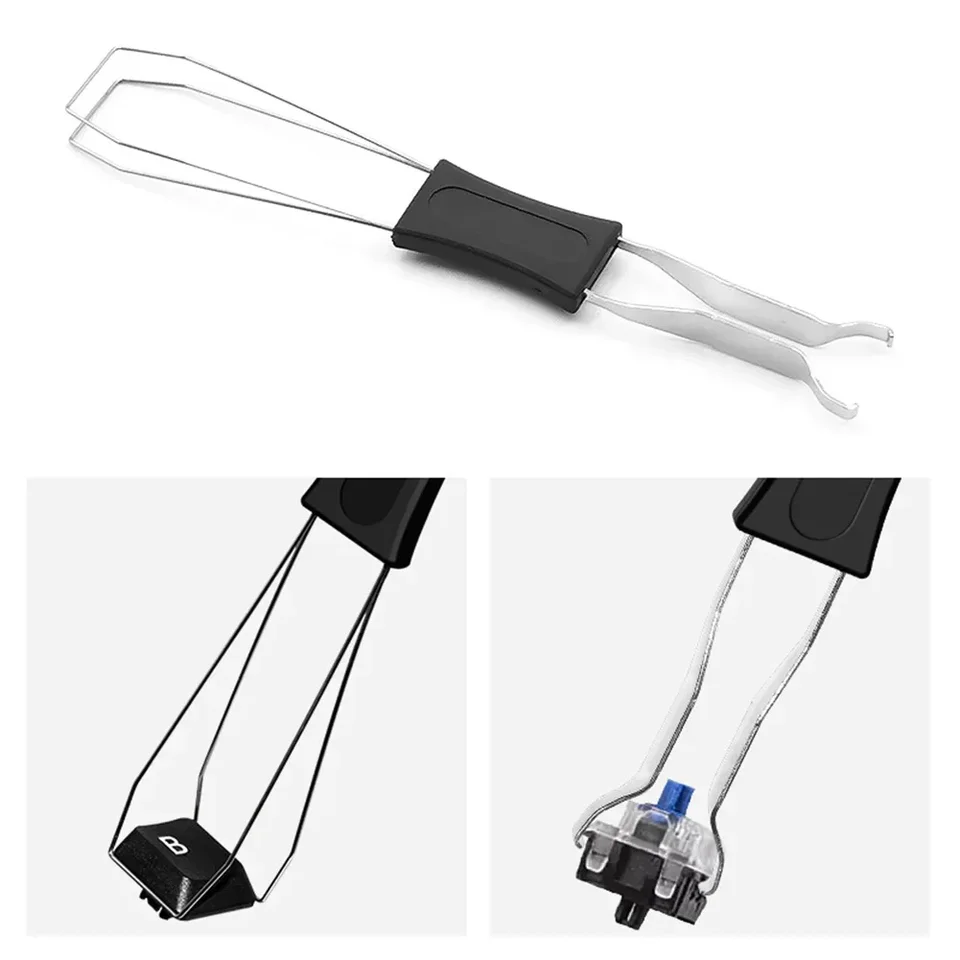 2 v 1 viacúčelové mechanické klávesové kľúče čiapka sťahovač Universal Keycap Stock Remover Tlačidlo Klávesnice Klávesnice Klávesnice Príslušenstvo