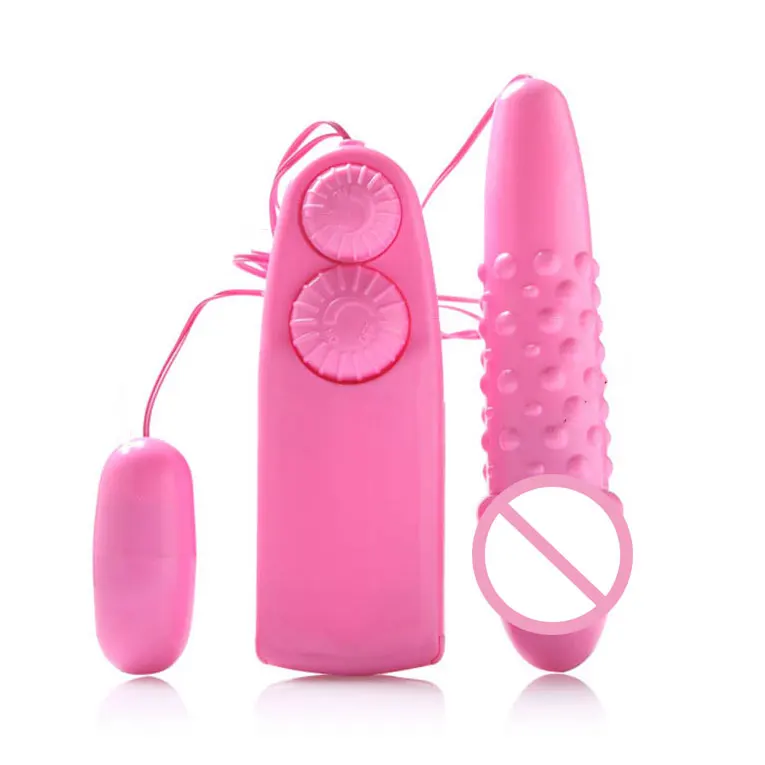 2 vajcia vibrátor Vibrator diaľkové ovládanie Clitoral G-Spot bodkované dildo masturbáciu sexuálny produkt Bullet Triple vibračné pohlavné hračky pre ženy