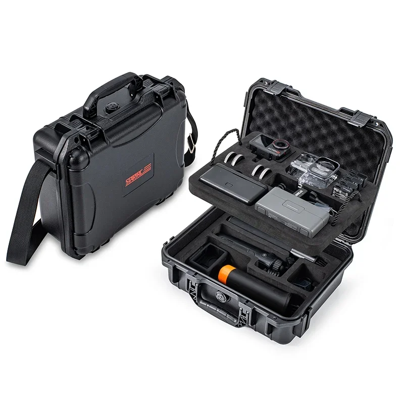 2 vrstvy Tvrdé puzdro pre DJI Osmo akciu 5 Pro Camera Camera Fors Case Witerprood Box Prenosný cestovný kufor