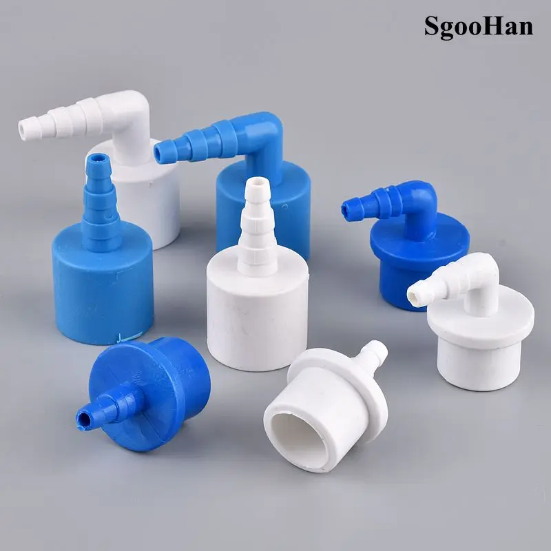 2 ~ 50ks ID /OD 20 mm PVC Vodné čerpadlo Oxygenáda kĺb Pagoda rovná /lakťová konektor morský bazén FISH Nádrž na vzduchové hadicové kĺby