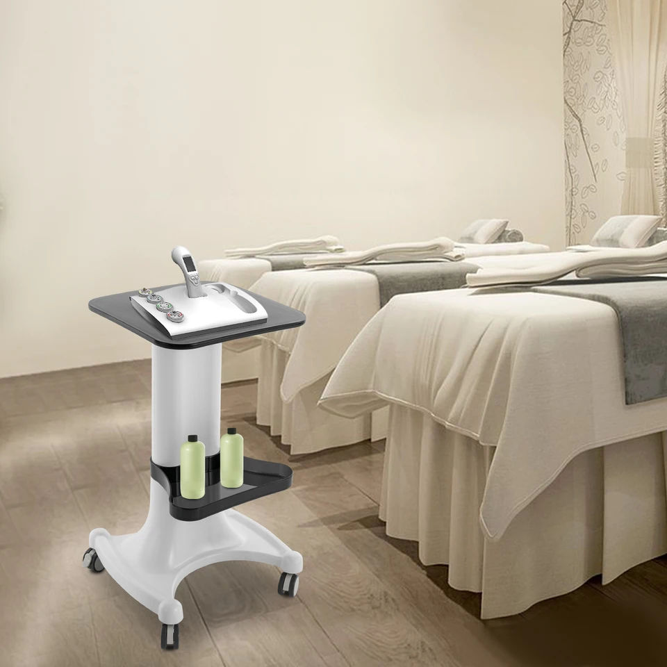 2 úrovne Salon Trolley kaderníctvo Rolling Cart Beauty Tray Skladovacie zariadenia Organizátor na kolesách