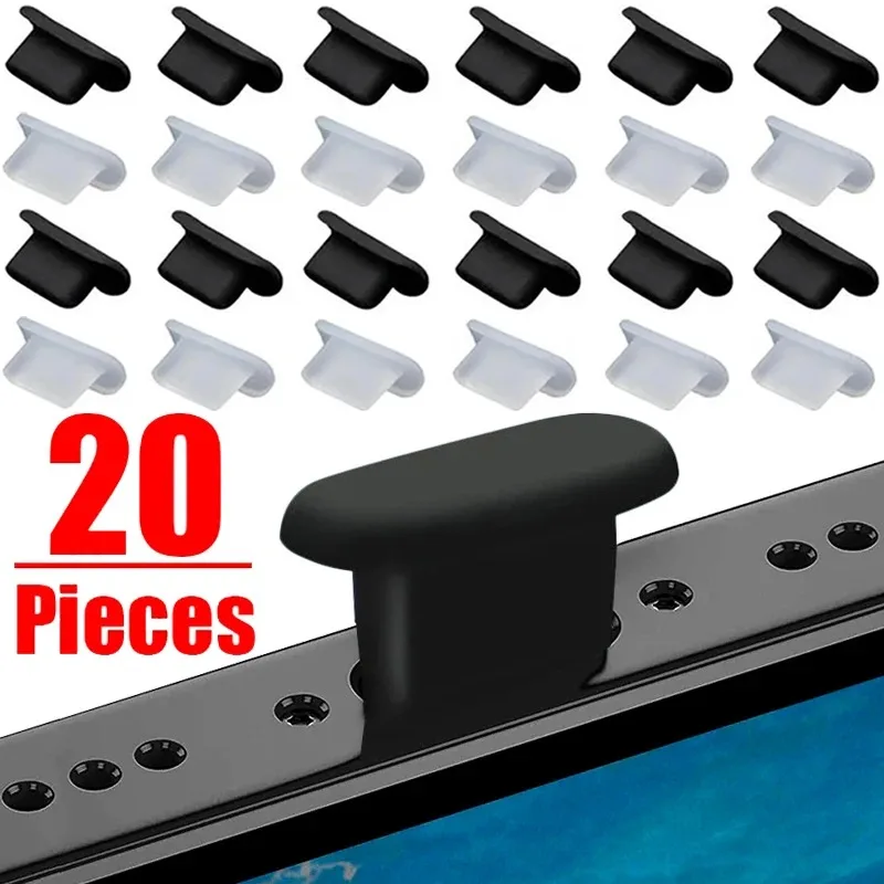 20/10/5ks Silikónový prachový zástrčka pre iPhone 12 13 14 Pro Max 8 xs iOS Lightning Lightning Nabíjacie kryt
