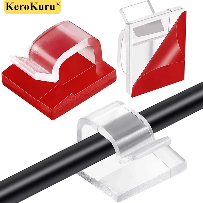 20/10 PCS Organizátor káblov Organizátor Clips drôt drôtový držiak na večník slúchadlá myši šnúra chránič USB káblové klipy Sponky vodiča Spravovať