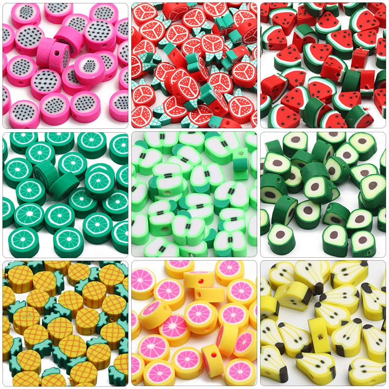 20-100ks 6-13 mm Trend Trend Shape Polymér Clay Loads Loose Loads pre šperky výroby DIY ručne vyrábané náušnice Príslušenstvo