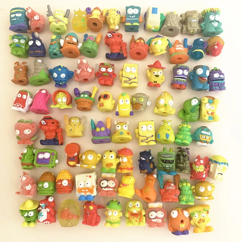 20/100ks Zomlings Trash Dolls Collection Model Hračky 3cm mäkké gangové gangy Action Action Figure pre deti darček k narodeninám