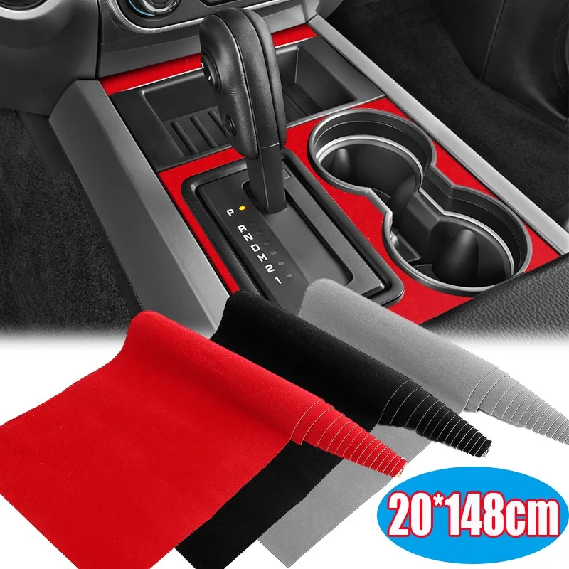 20*148 cm mäkké zamatové tkaniny Self-útulné interiéry automobilu Strip vinylové filmy Felt Stickers