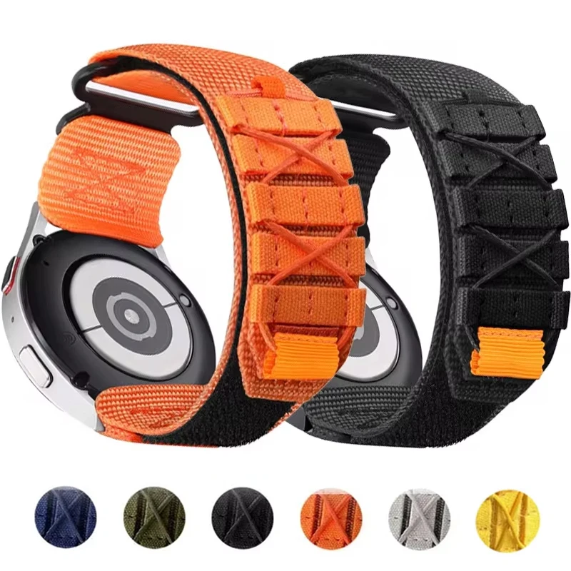 20 22 mm nylonový remienok pre Samsung Galaxy Watch 6/5/4 44 40 mm 6 Classic 47 43 mm 5Pro Sport Loop Band pre Huawei GT 4 3 2 náramok
