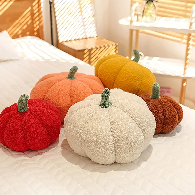 20/30/40 cm mäkké tekvicové plyšové hračky Krásne vypchaté rastliny dekorácie Halloween dekorácie bábiky Upokojujúci vankúš pre deti